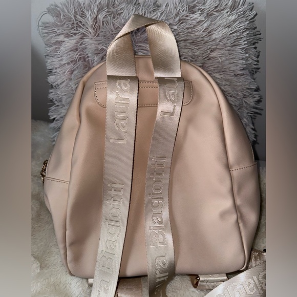 RARE Pink Laura Biagiotti Deadstock Travel Backpack - Picture 2 of 10